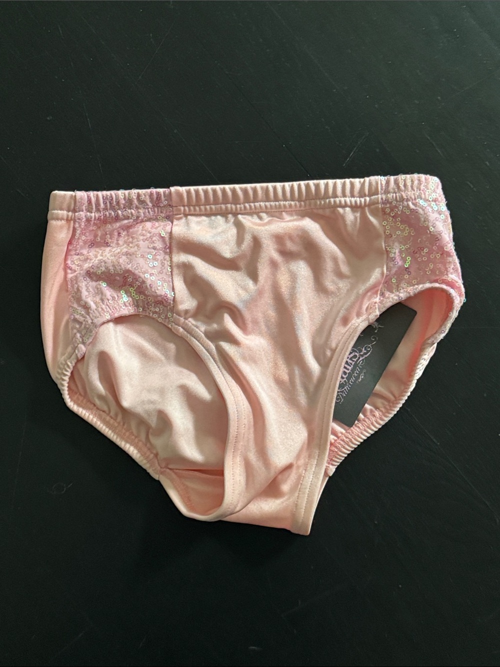 Pink Sequin Bikini Briefs
